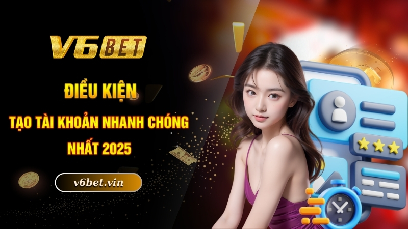 Điều Khoản Điều Kiện - Một Chính Sách Quan Trọng Tại V6BET 3 Điều kiện tạo tài khoản nhanh chóng 2025
