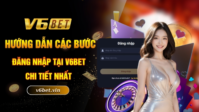 Hướng dẫn các bước đăng nhập tại V6bet chi tiết nhất